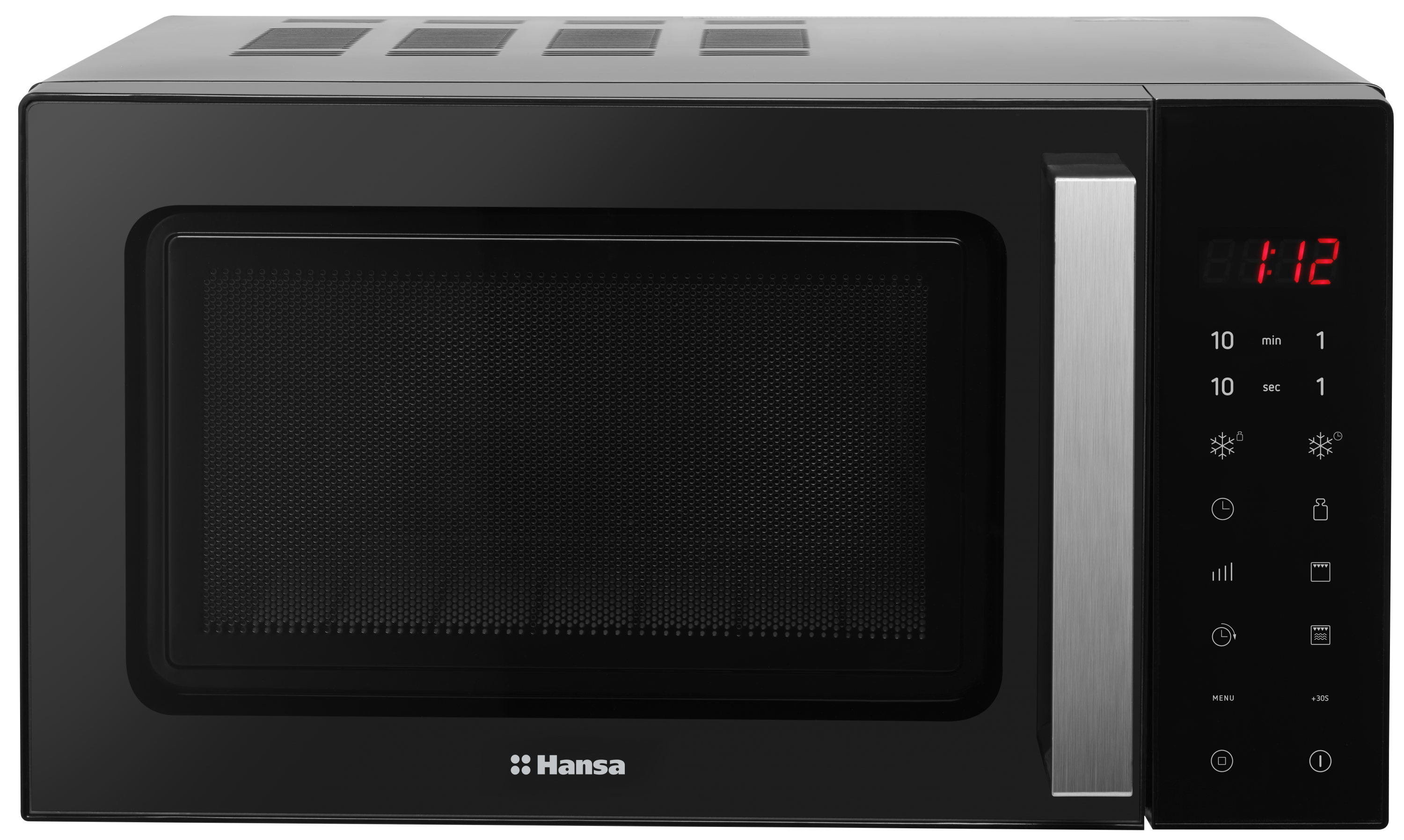 Freestanding microwave oven