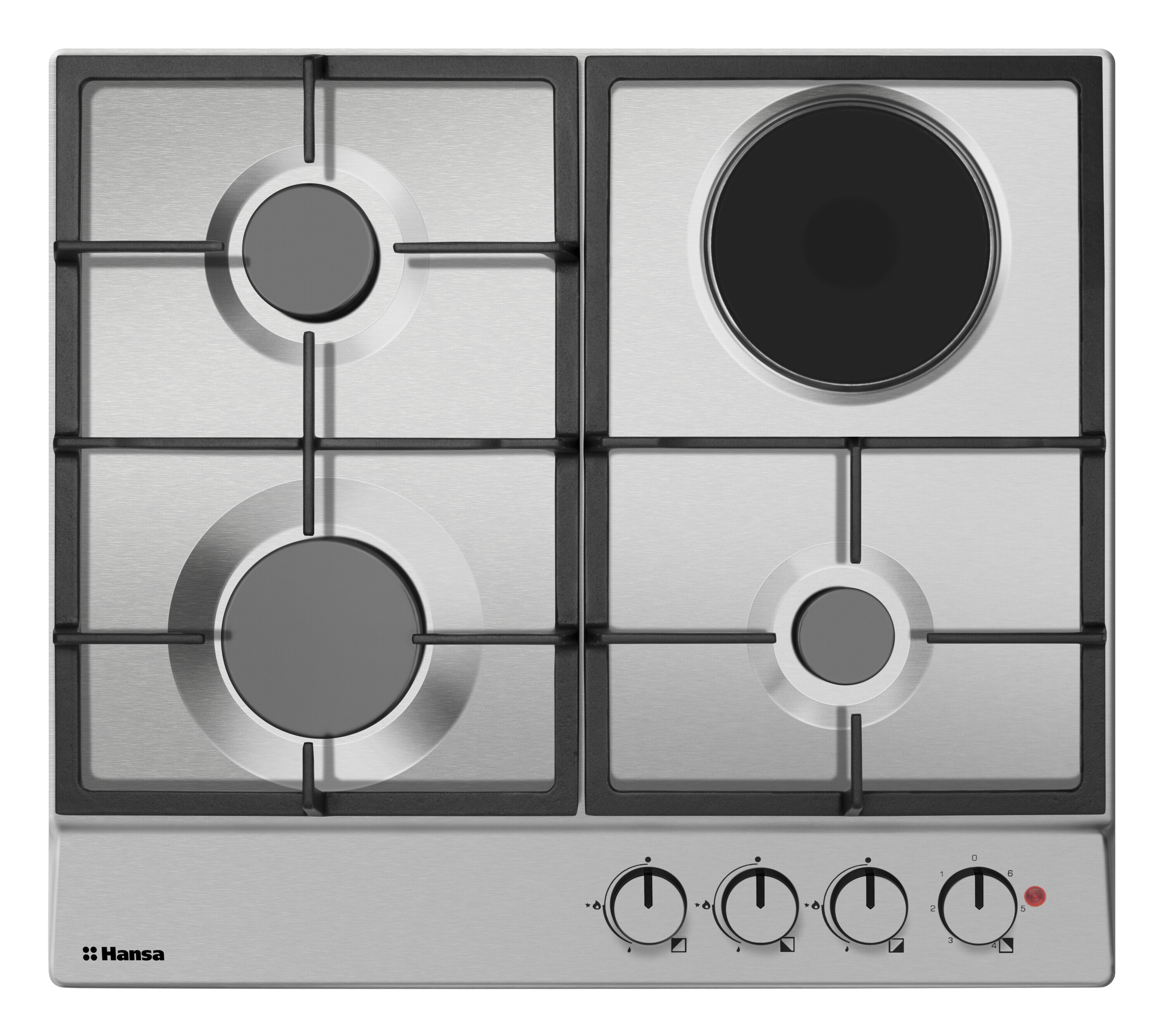 Gas-electric hob