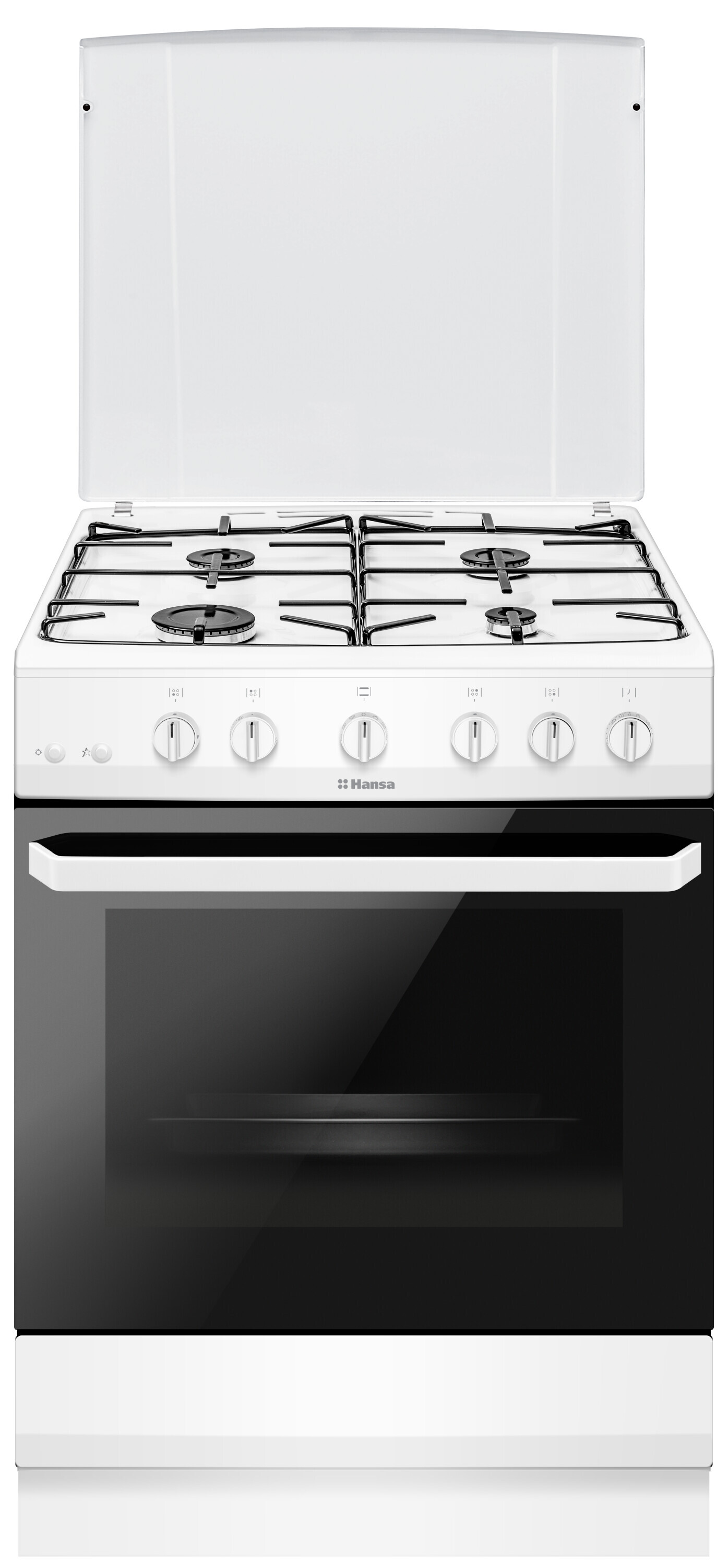 Freestanding cooker with gas hob