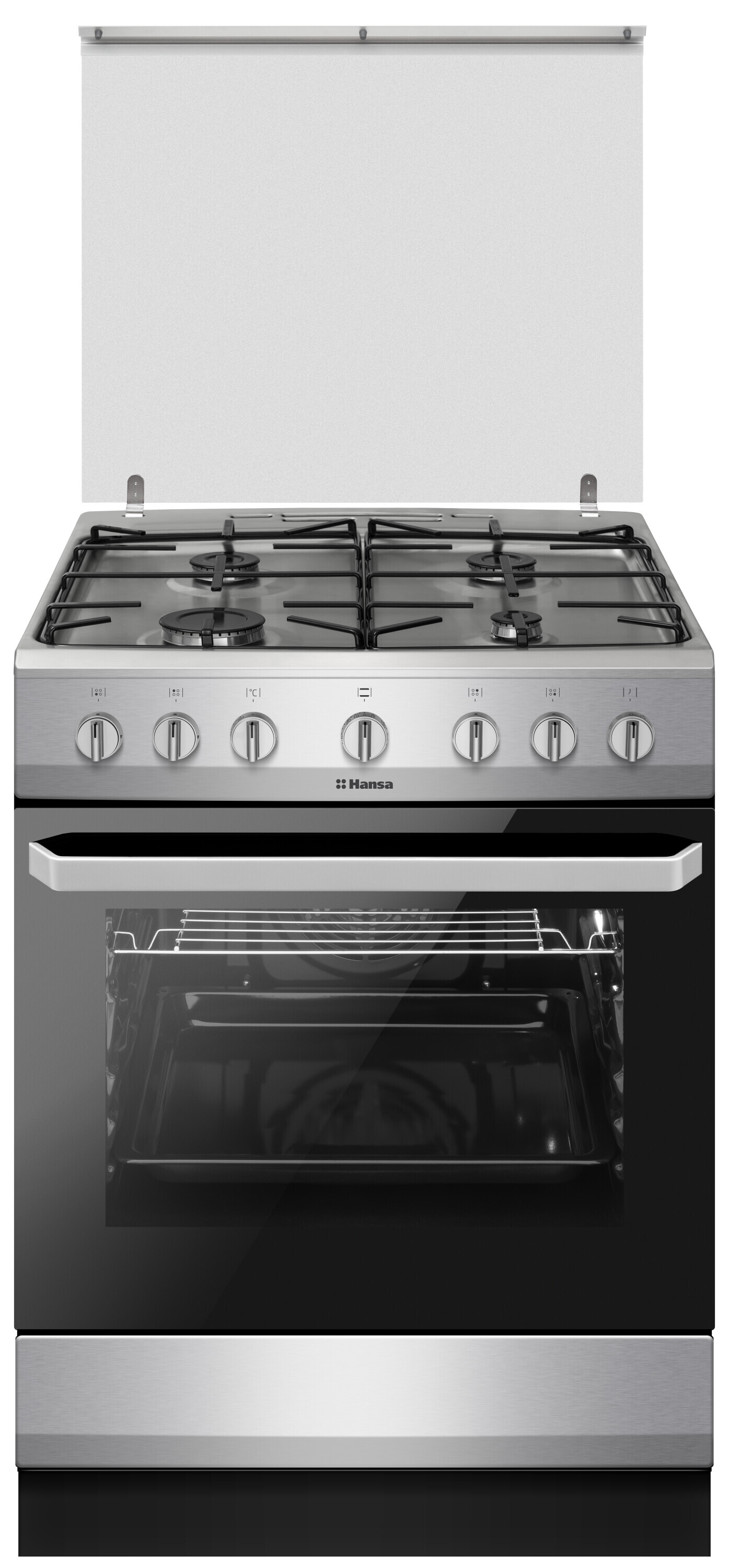 Freestanding cooker with gas hob