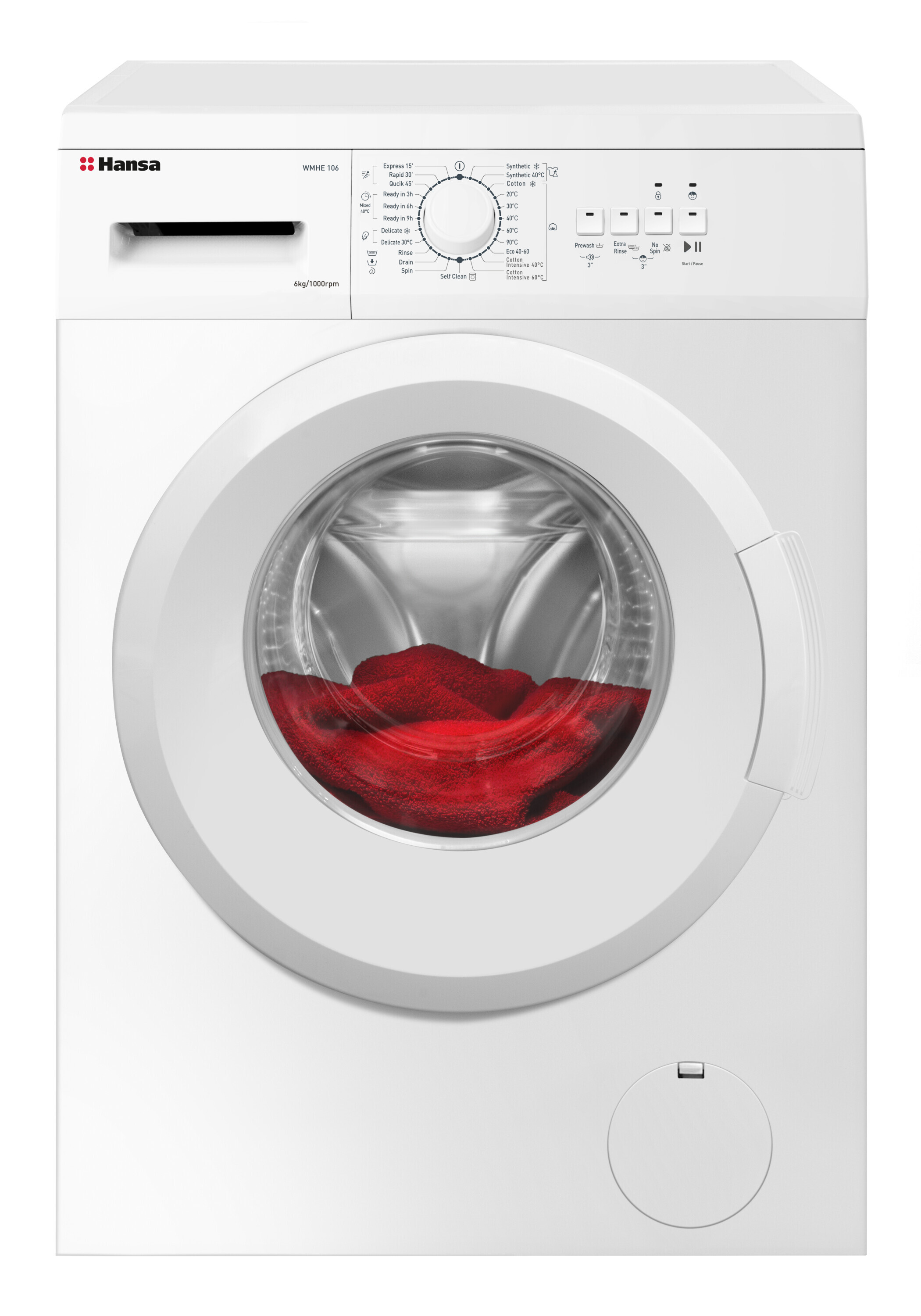 Freestanding washing machine