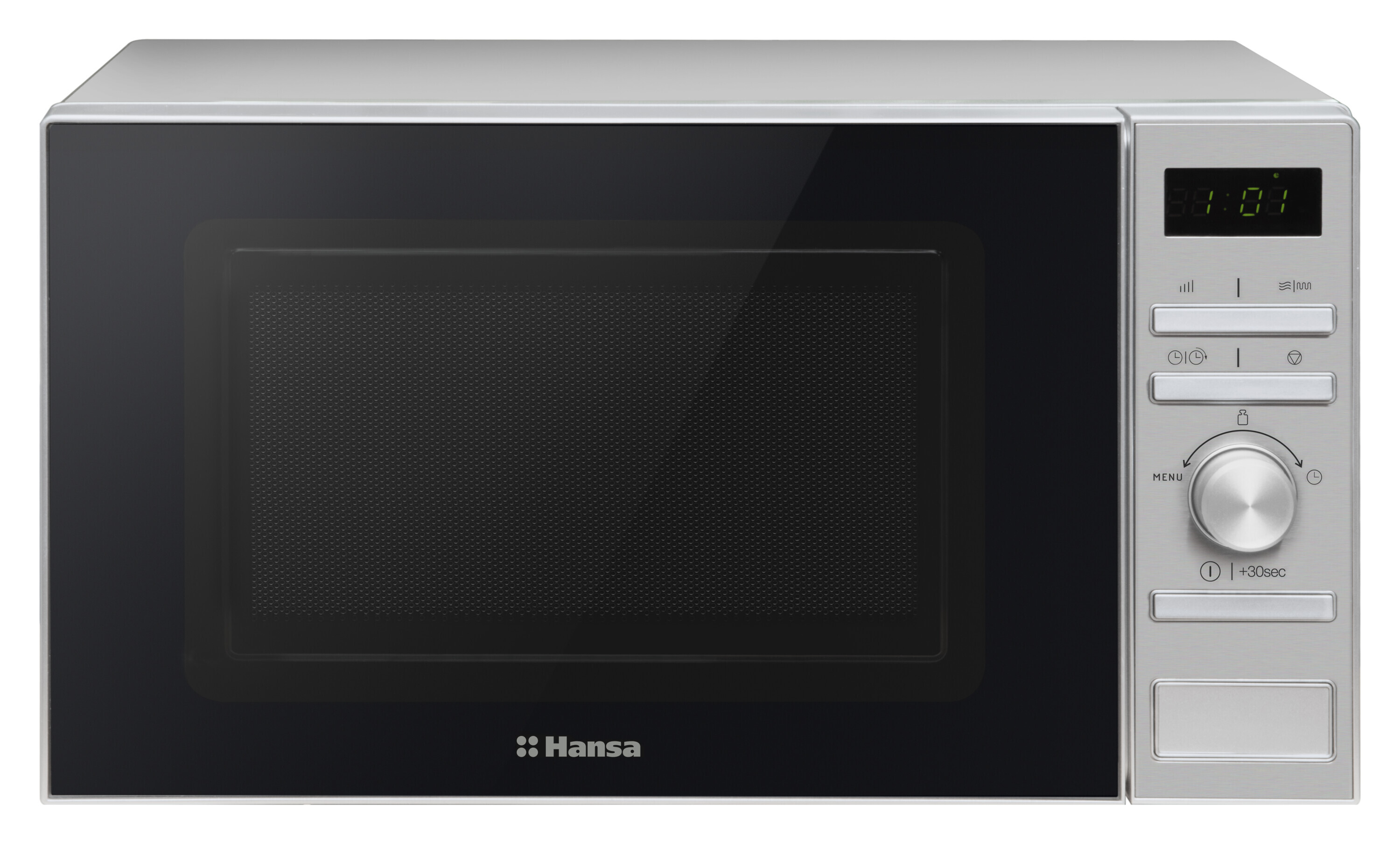 Freestanding microwave oven